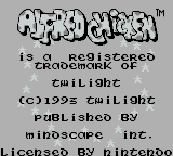 Alfred Chicken screenshot 3 for GameBoy